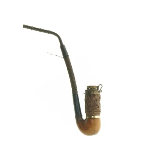 Antik Træpibe (str. 28 cm)