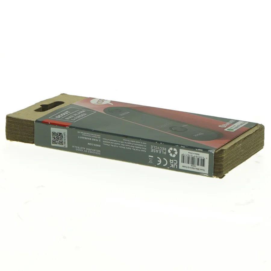 Cykelalarm og -finder fra Scout (str. 11 x 3 cm)