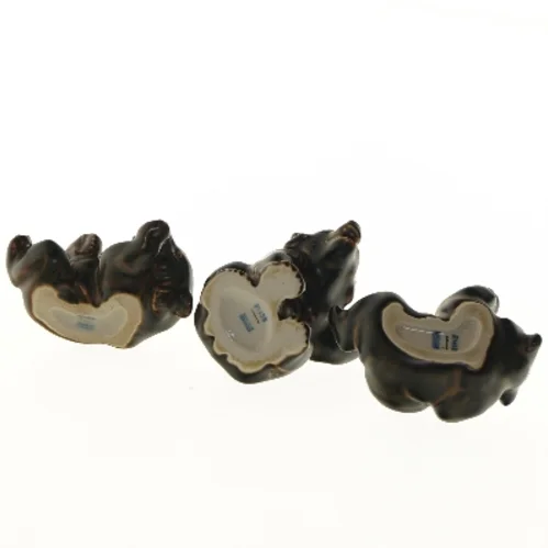 Keramiske bjørnefigurer (str. 7 cm)