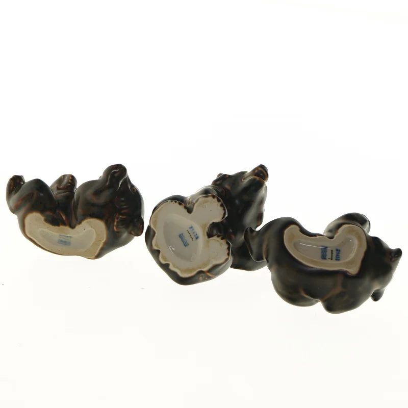 Keramiske bjørnefigurer (str. 7 cm)