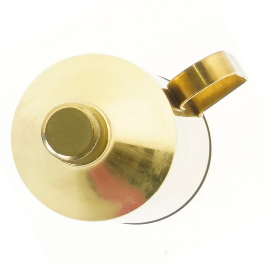 Messing flaske med håndtag (str. 20,5 cm)