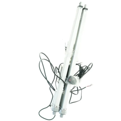 To lineare aktuatorer - eller arme der kan åbne og lukke ting (str. 63 x 10 cm)