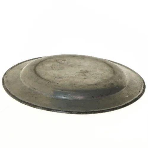 Antik tin tallerken (str. Ø 24 cm)