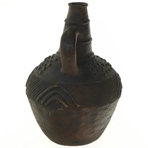 Antik dekoreret vase 18,5 cm (str. 18,5 cm)
