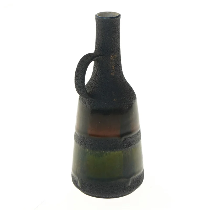 Keramisk vase med håndtag (str. 18 cm)
