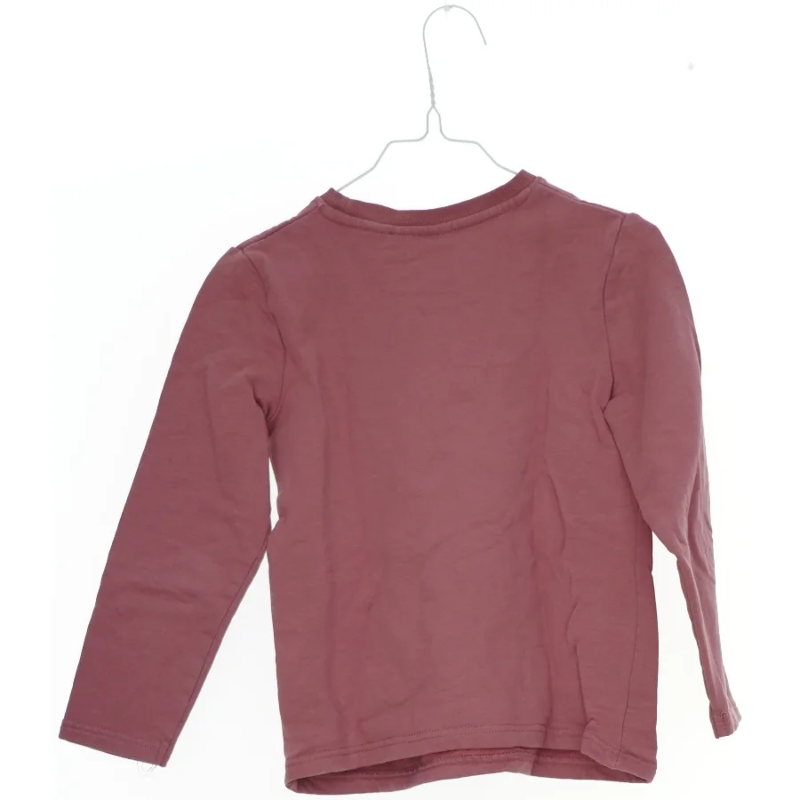 Langærmet bluse med hjerteprint fra Lupilu (str. 122)