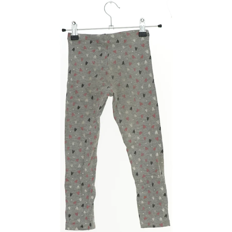 Grå leggings med hjerteprint fra Lupilu (str. 110)