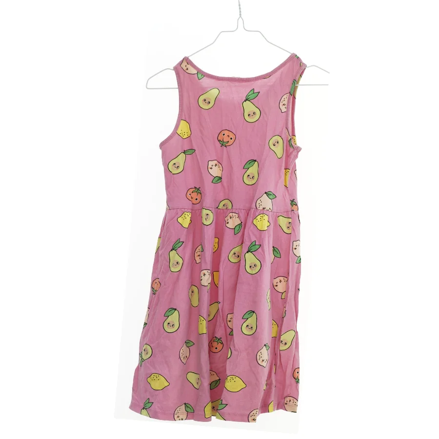 Lyserød kjole med frugtprint fra H&M (str. 122)