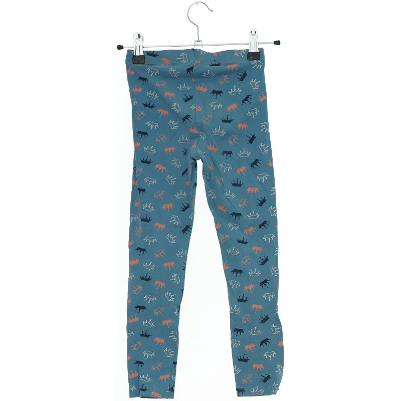 Leggings med mønster af dyr og kroner fra Lupilu (str. 122)