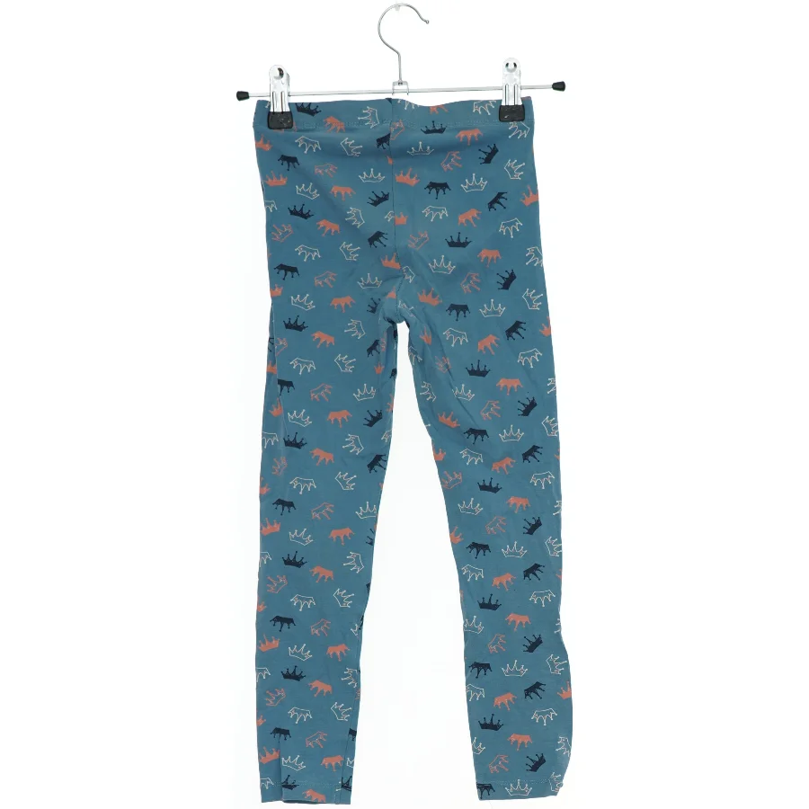 Leggings med mønster af dyr og kroner fra Lupilu (str. 122)