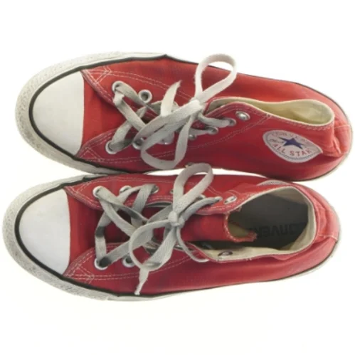 Brugte røde Converse All Star høje sneakers