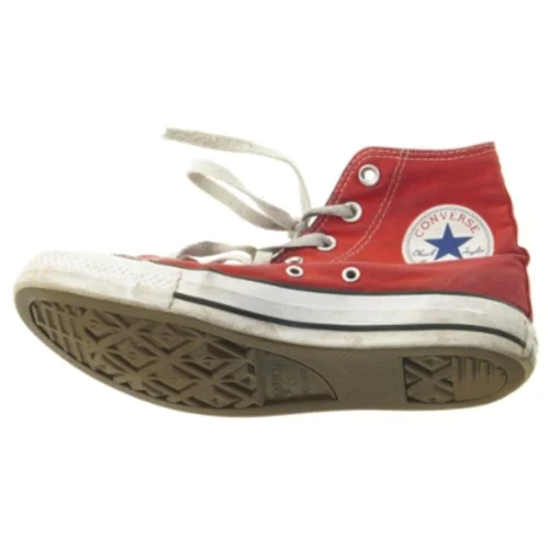 Brugte røde Converse All Star høje sneakers