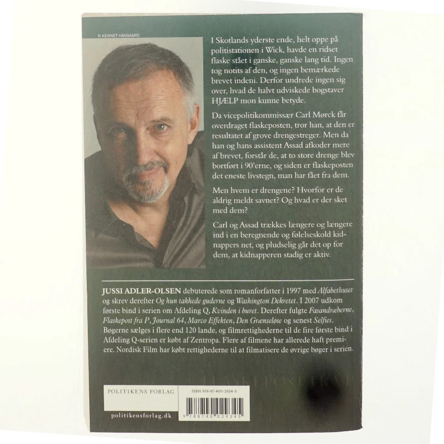 Flaskepost fra P : krimithriller af Jussi Adler-Olsen (Bog)