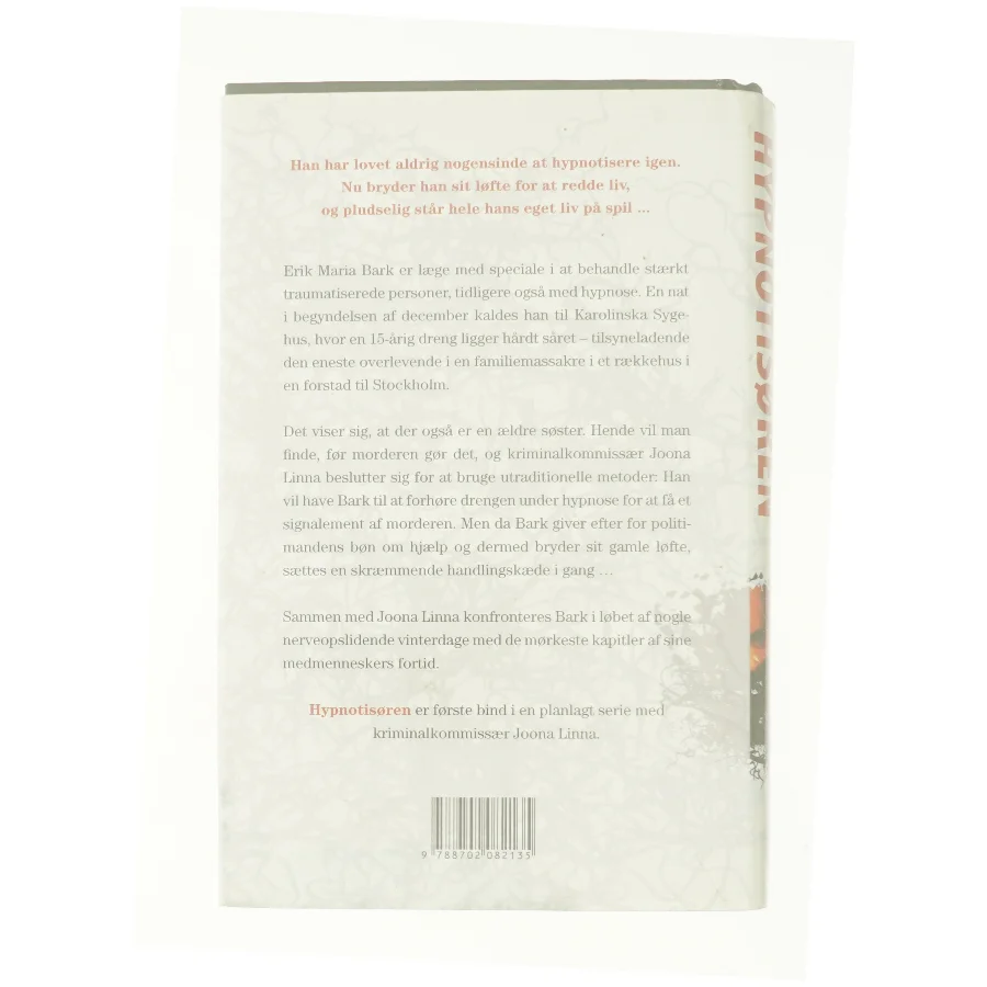 Hypnotisøren af Lars Kepler (Bog)