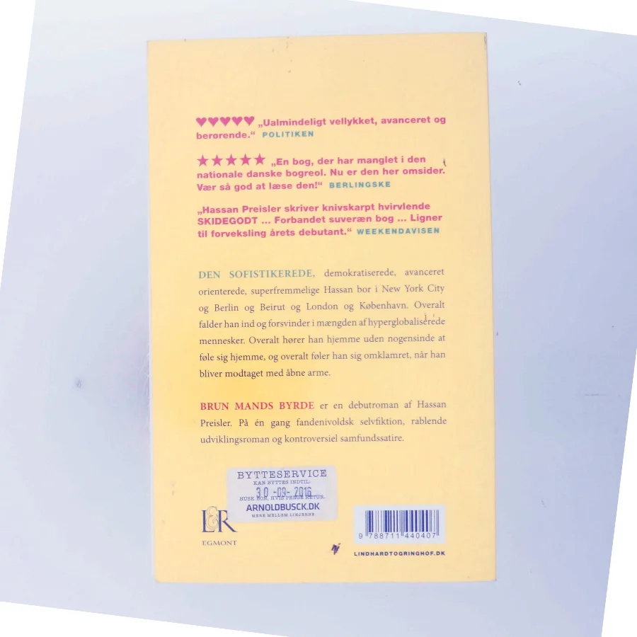 Brun mands byrde af Hassan Preisler (Bog)