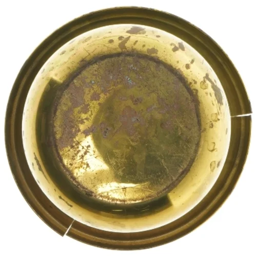 Messingkrukke (str. Ø 12,5 cm længde 9,5 cm)