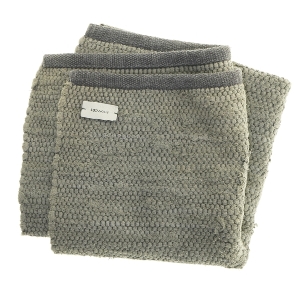 Grå bomuldstæppe 140x60 cm fra Rug Solid (str. 140x60 cm)