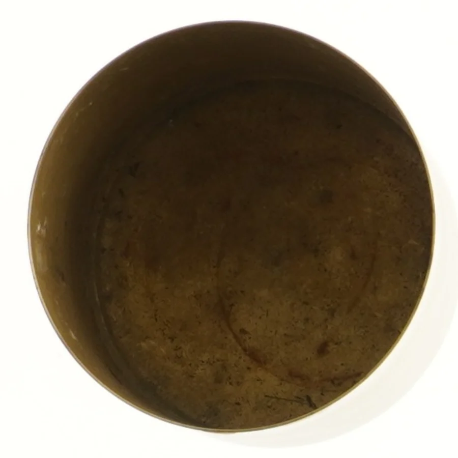 Guldfarvet vase fra Hskjalmp (str. 10 cm)