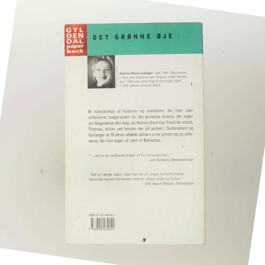 Det grønne øje : roman af Katrine Marie Guldager (Bog)
