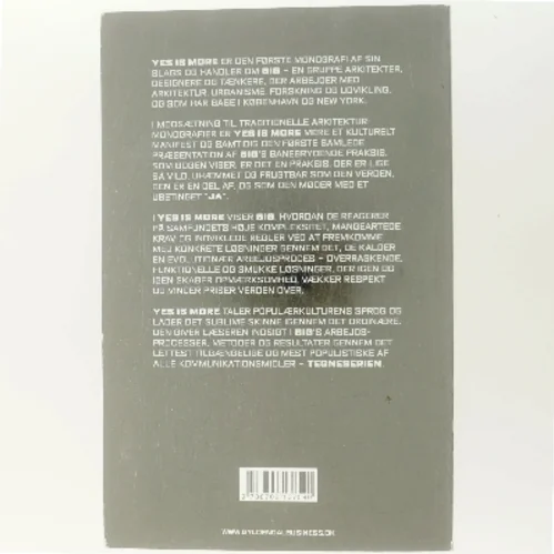 Yes is more af Bjarke Ingels Group (Bog)