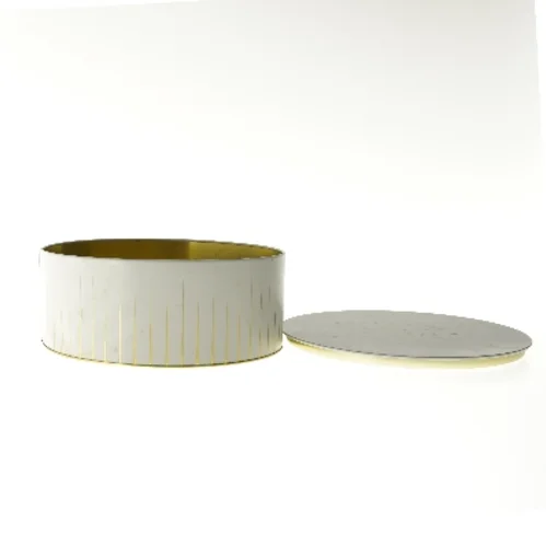 Rund opbevaringsdåse med låg fra Kähler (str. Ø 22 cm længde 9 cm)