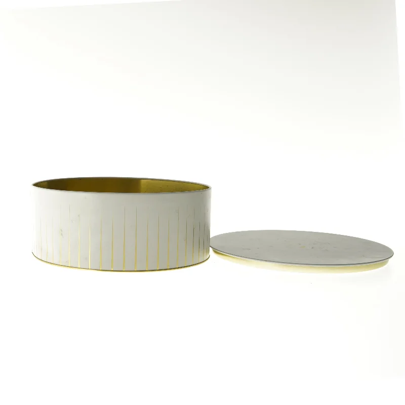 Rund opbevaringsdåse med låg fra Kähler (str. Ø 22 cm længde 9 cm)