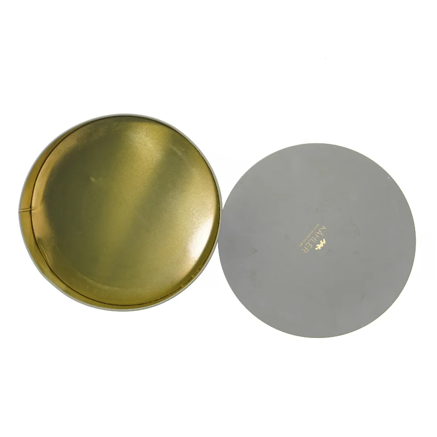 Rund opbevaringsdåse med låg fra Kähler (str. Ø 22 cm længde 9 cm)