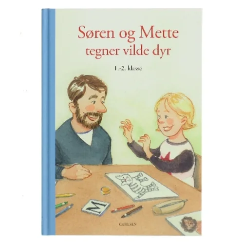 Søren og Mette tegner vilde dyr af Kirsten Koch Jensen (Bog)