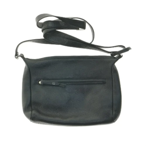 Sort læderskuldertaske fra Bree (str. 32x23 cm)