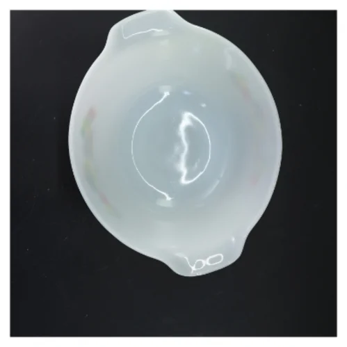 Vintage brandskål med frugt og hane (str. 26x22x12 cm)