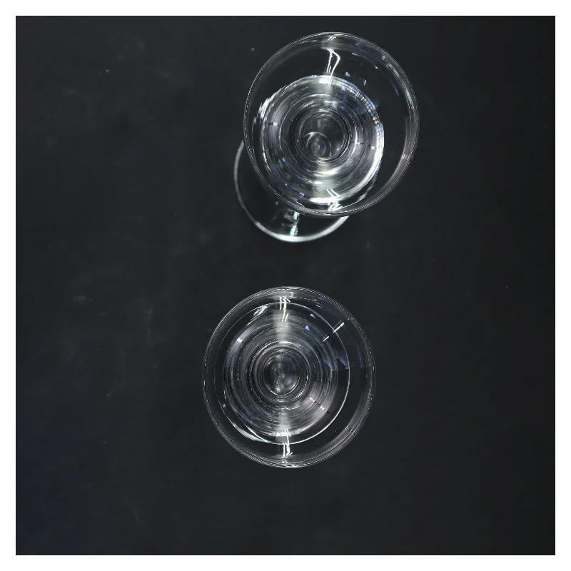 Glas lysestager, 21x8 cm (str. 21x8 cm)