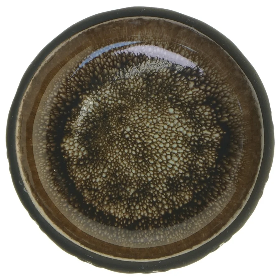 Dansk Lille dekorativ keramikskål (str. Ø 14 cm)
