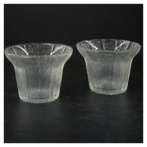 Lysestager eller Glasvaser (str. 9 cm)