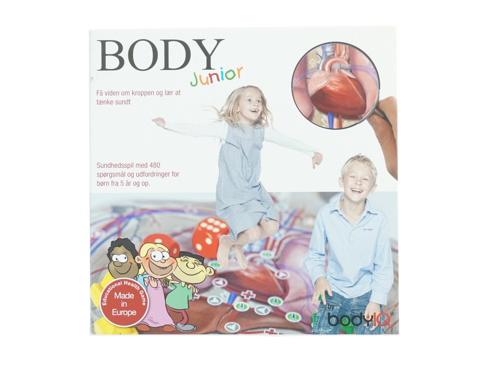 BodyIQ Junior - brætspil (str. 26 x, 26 x 11 cm)