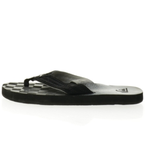 Sorte klip klapper fra Quiksilver (str. 23,5 cm)
