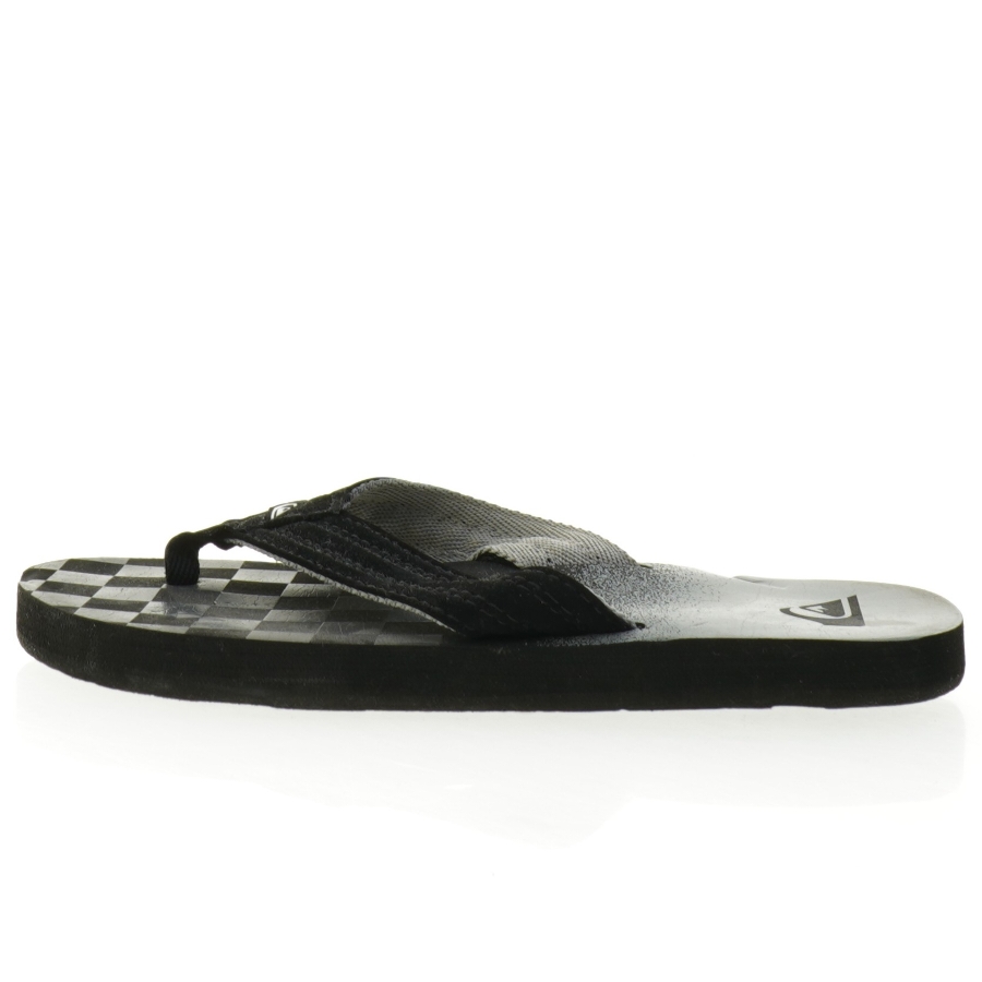 Sorte klip klapper fra Quiksilver (str. 23,5 cm)