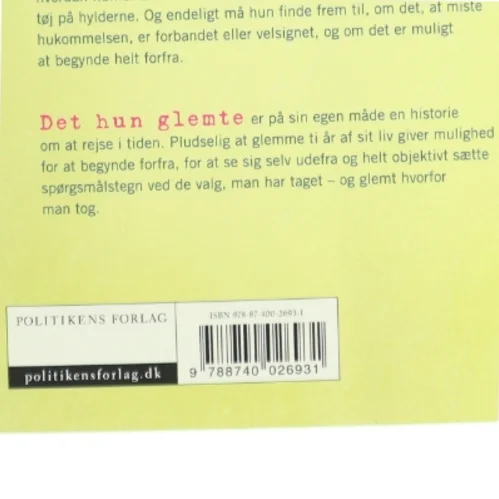 Det hun glemte af Liane Moriarty fra Politikens Forlag