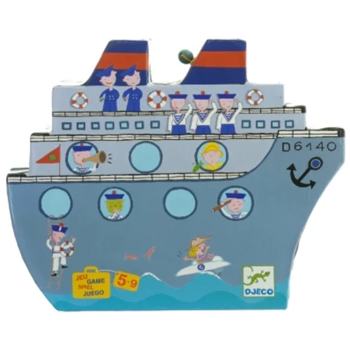 Børnespil - sænke slagskibe fra Djeco (str. 21 x 17 cm)