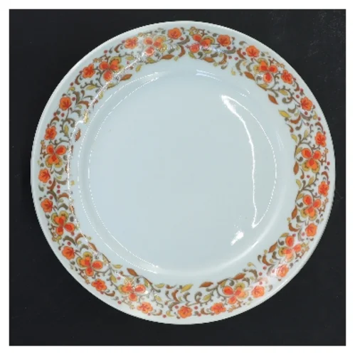 Dekorative tallerkener sæt af 5 fra Schmidt (str. 5 stk Ø 17 cm)