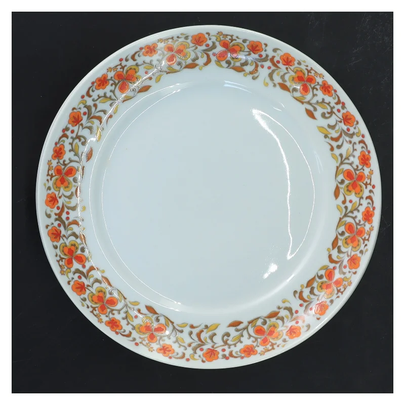 Dekorative tallerkener sæt af 5 fra Schmidt (str. 5 stk Ø 17 cm)