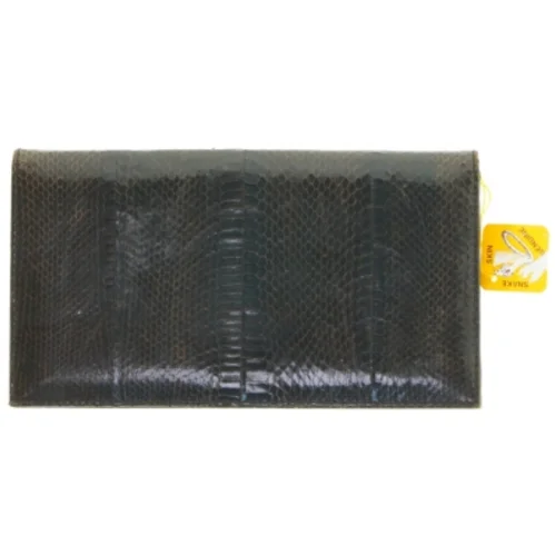 Herre tegnebog af slangeskind (str. 25x14 cm)