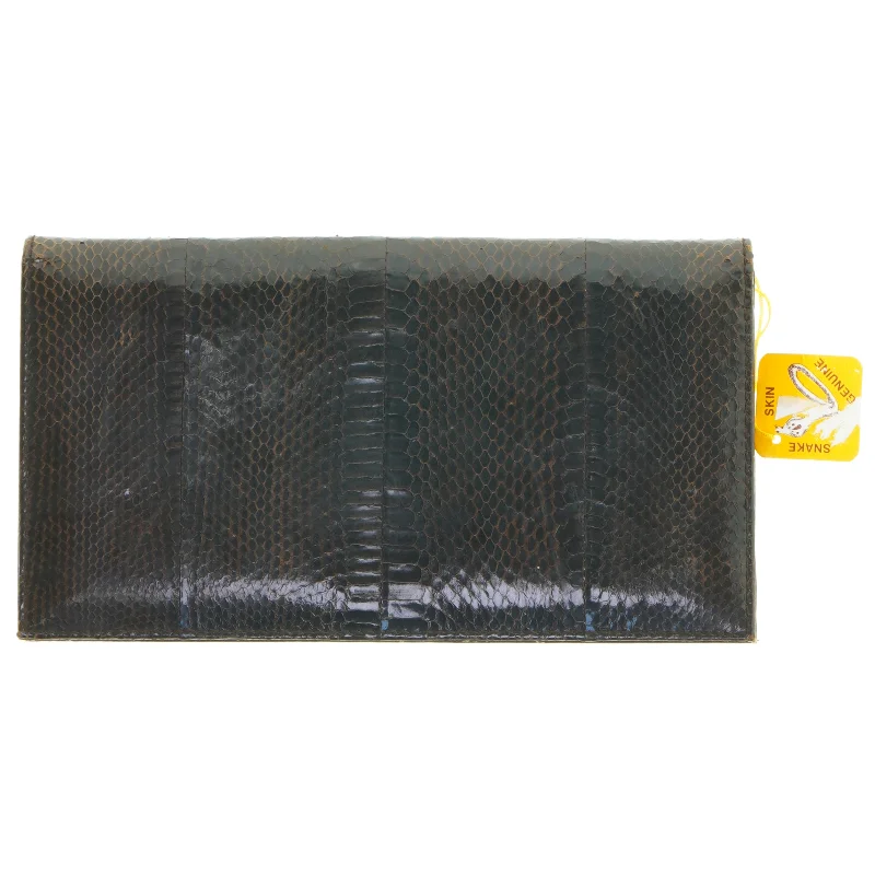 Herre tegnebog af slangeskind (str. 25x14 cm)