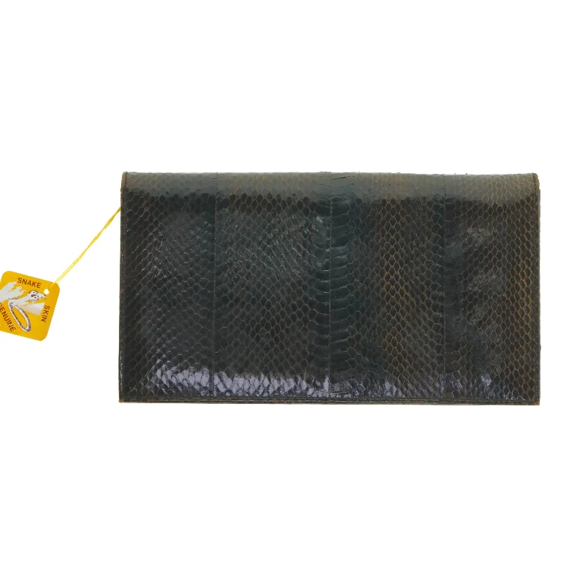 Herre tegnebog af slangeskind (str. 25x14 cm)