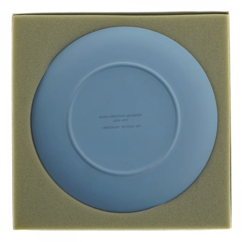Mindetallerken Hans Christian Andersen fra Wedgwood (str. Ø 20,5 cm)