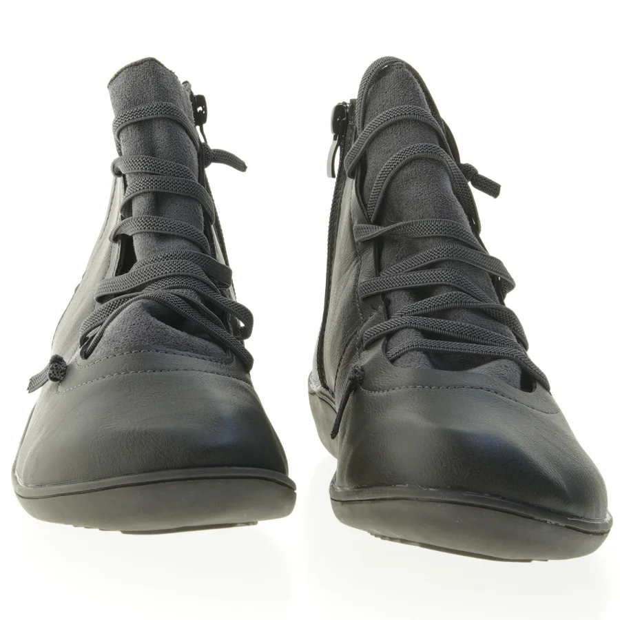 Sort vandrestøvler til kvinder (str. Længde. 26,5 cm)