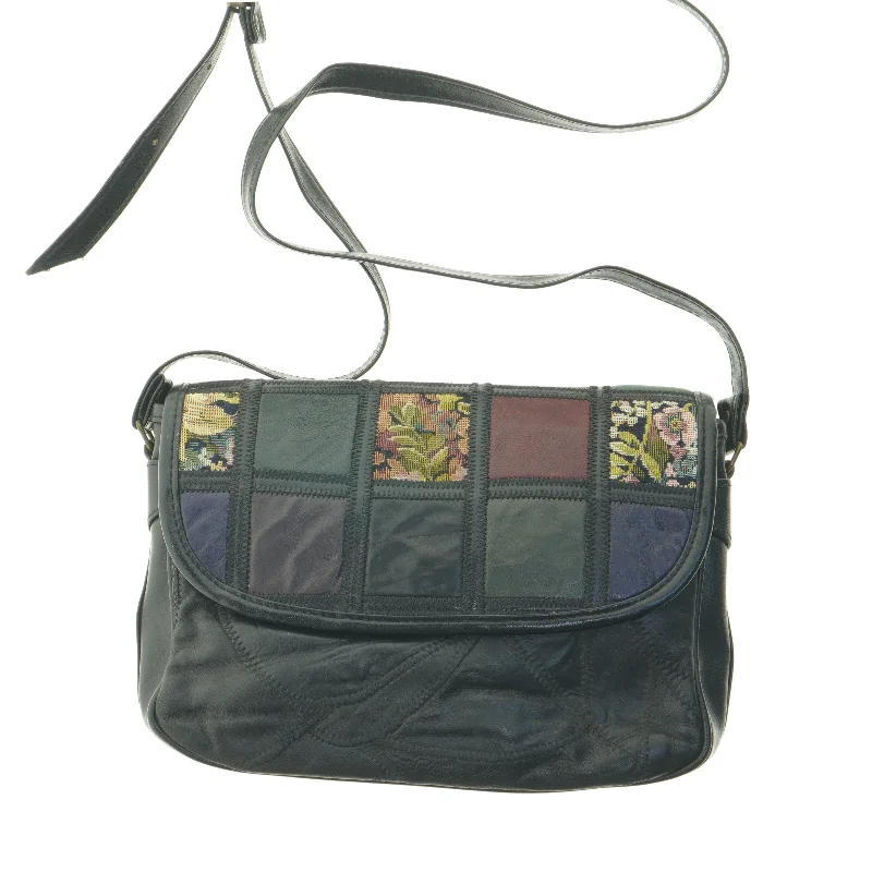 Skuldertaske med patchwork-design (str. 29x20 cm)