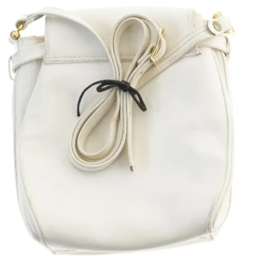 Hvid skuldertaske (str. 25x21,5 cm)