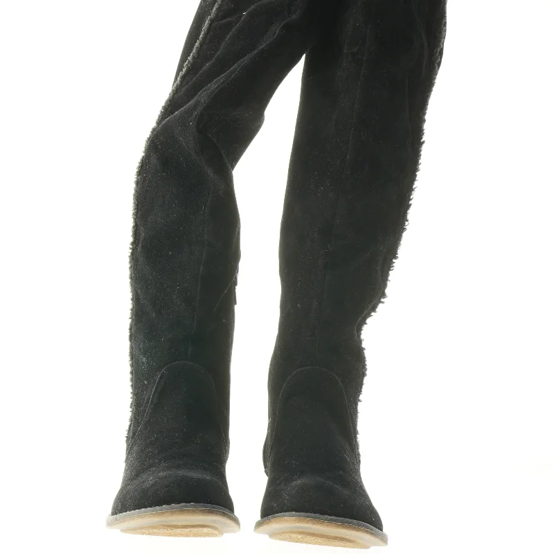 Høje sorte støvler (str. 38 )