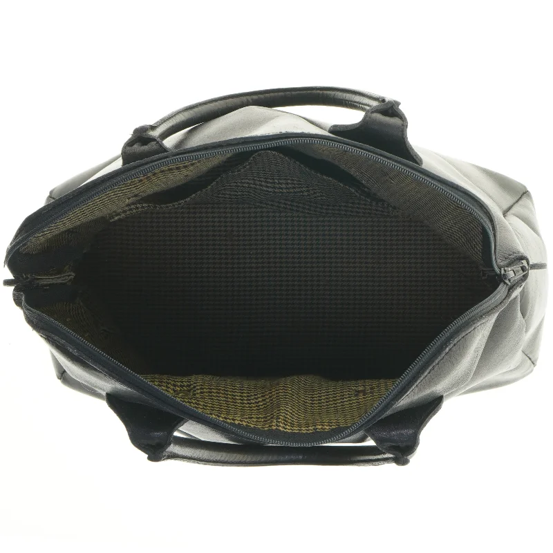 Sort taske med håndtag (str. 36x36 cm)