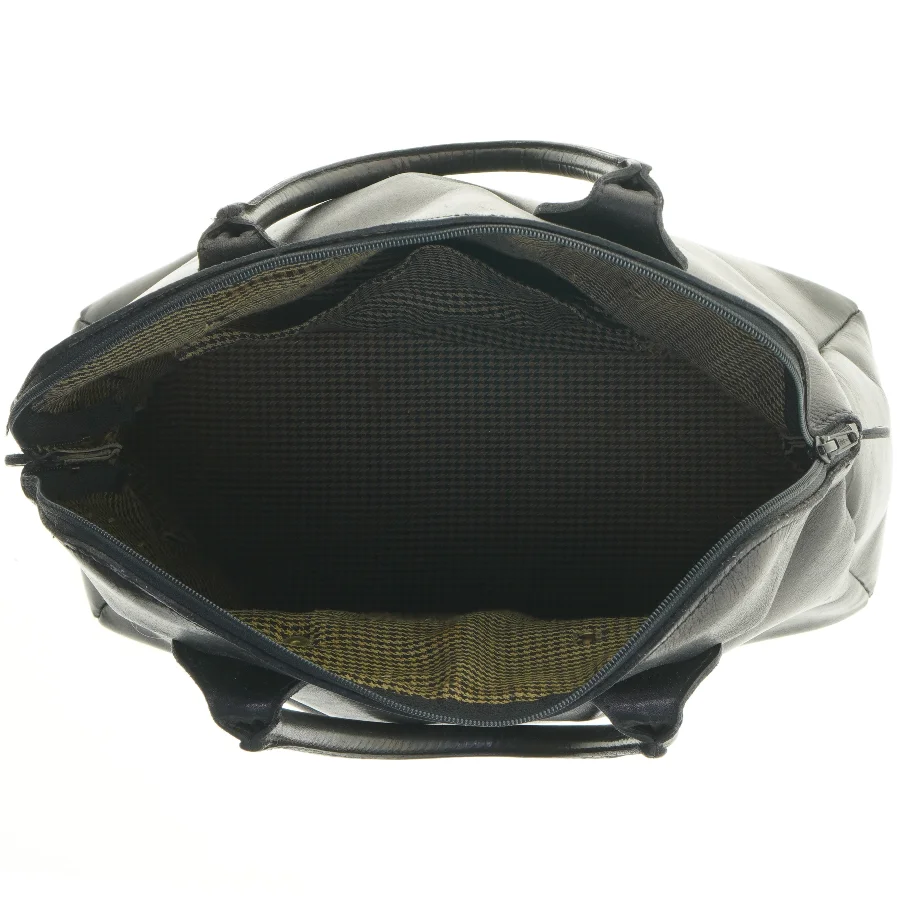 Sort taske med håndtag (str. 36x36 cm)